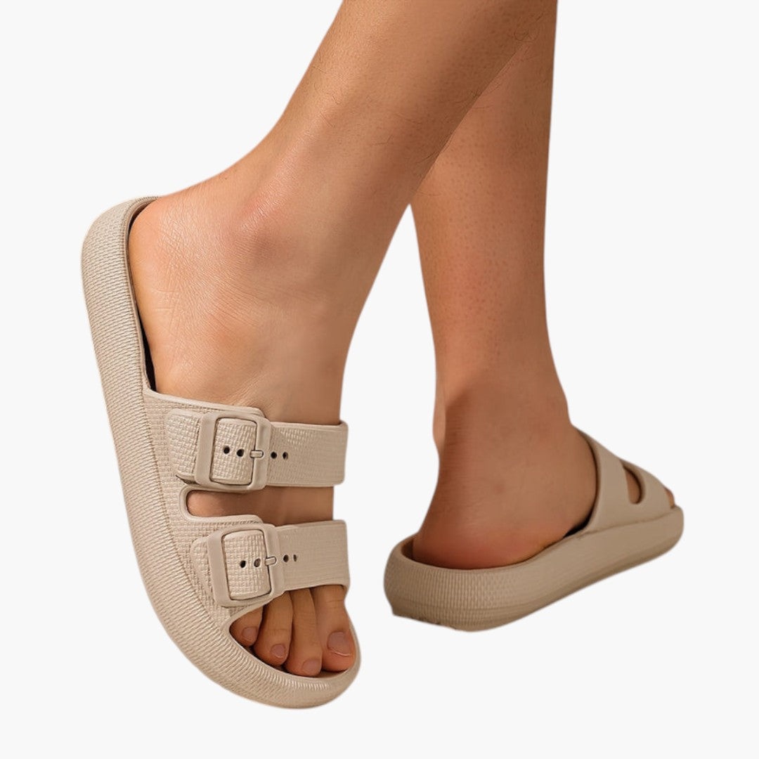Herren-Sandalen mit Doppelverschluss und Fußgewölbestütze