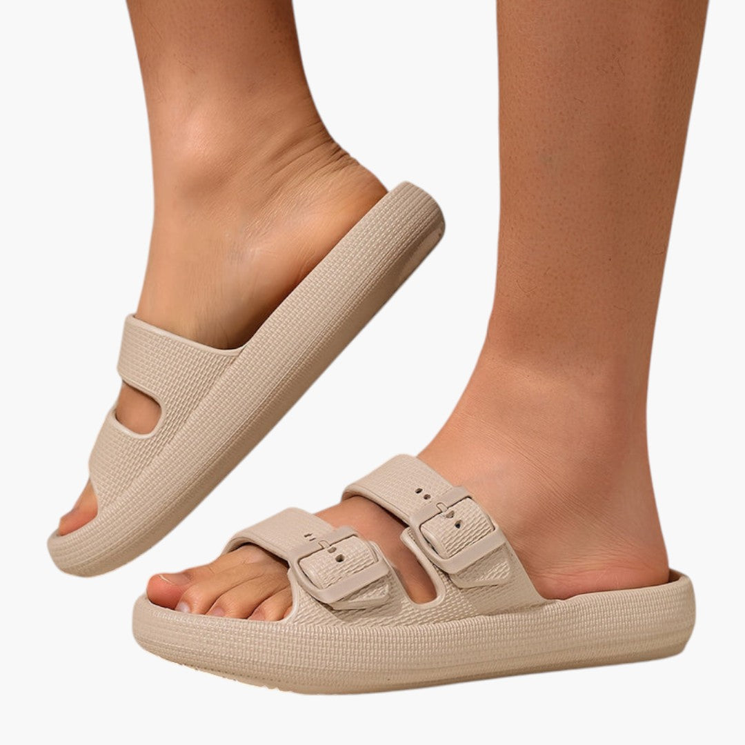 Herren-Sandalen mit Doppelverschluss und Fußgewölbestütze