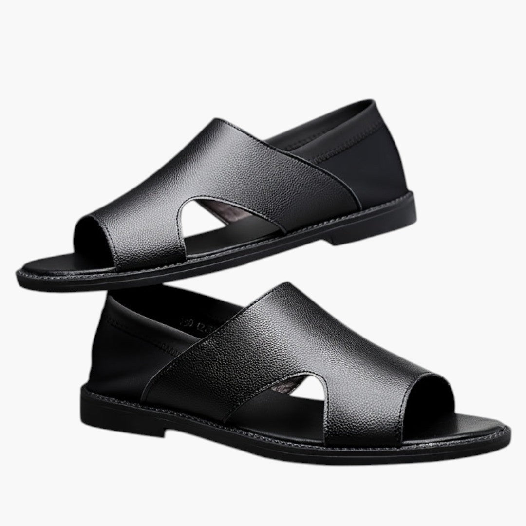 Sandales Respirantes Homme avec Fermeture Sans Lacets