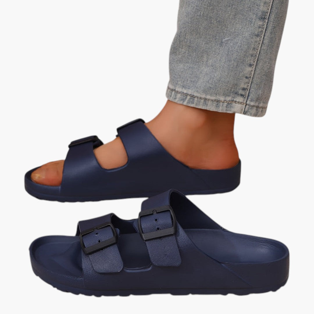 Komfortable herresandaler med justerbar lukning