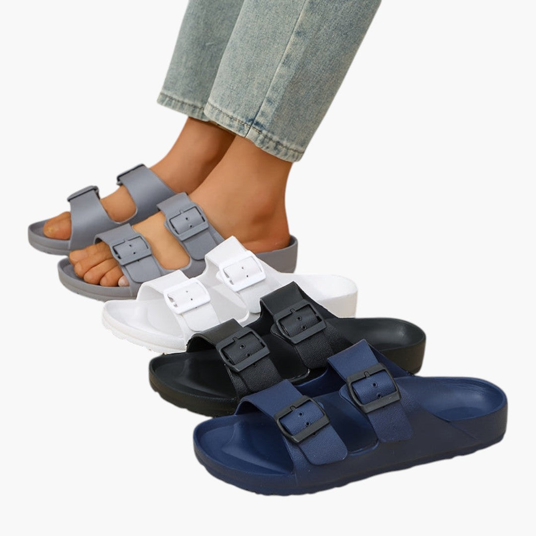 Komfortable herresandaler med justerbar lukning