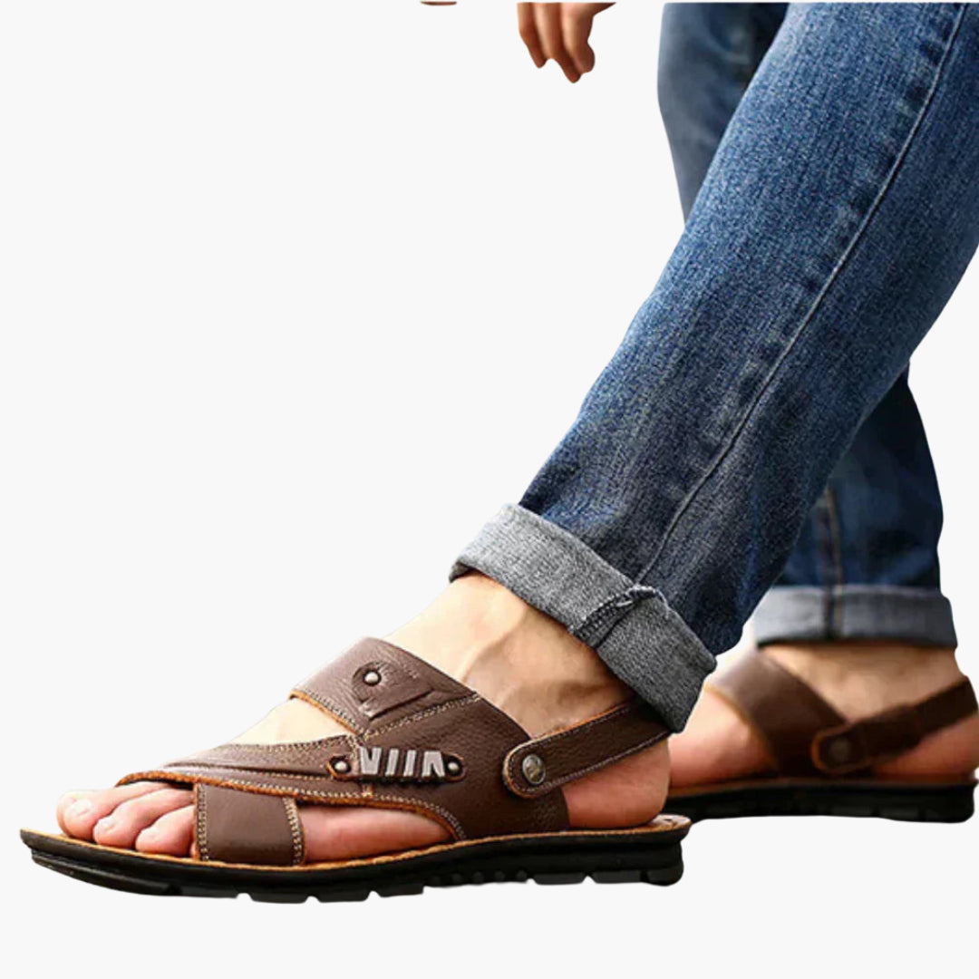 Sandales pour hommes avec brides ajustables et design ergonomique