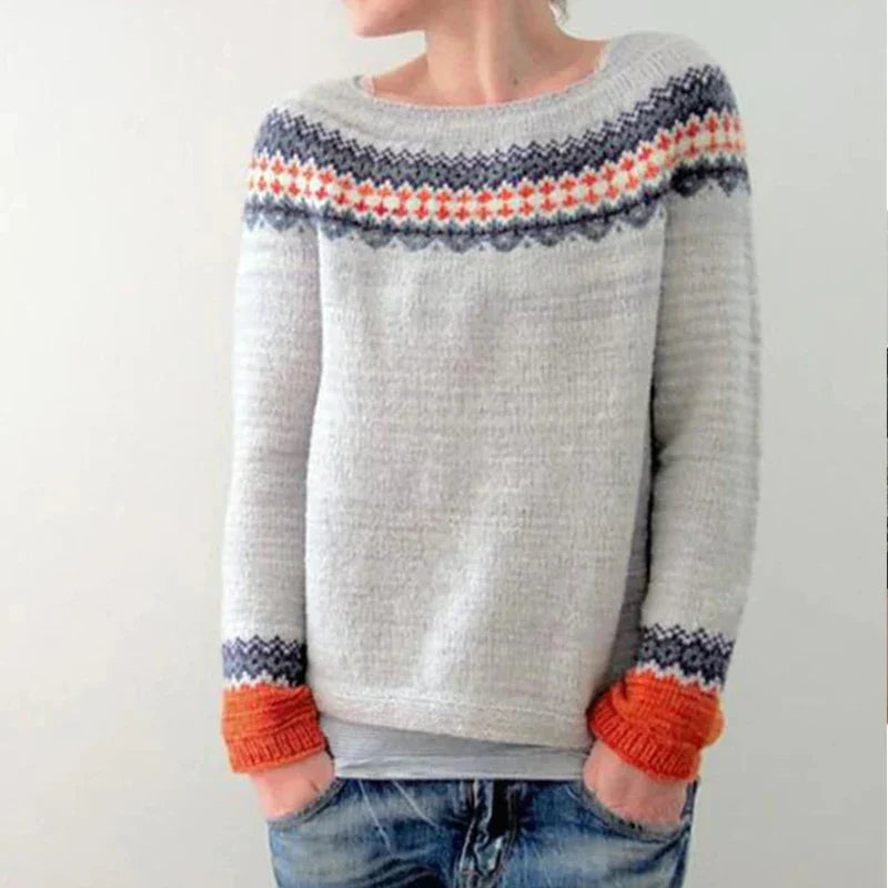 Pull femme en maille douce | Coupe confortable, style soigné | Idéal mi-saison et hiver