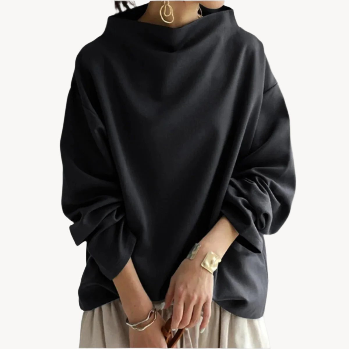 Pull femme en maille douce | Coupe décontractée confortable | Style élégant et polyvalent au quotidien