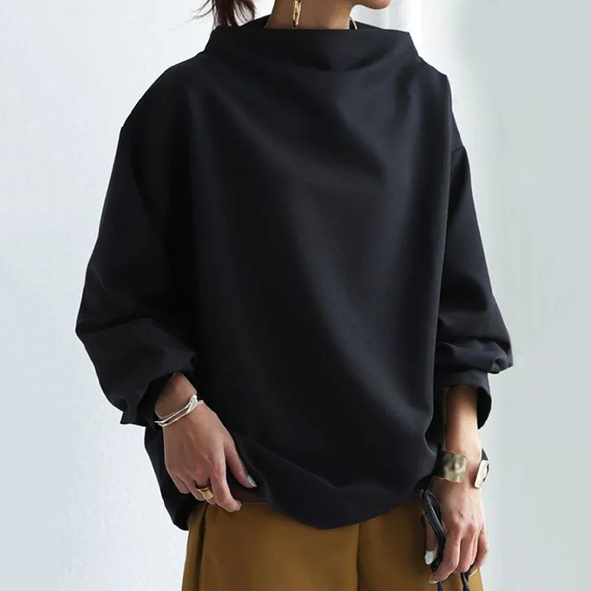 Pull femme en maille douce | Coupe décontractée confortable | Style élégant et polyvalent au quotidien