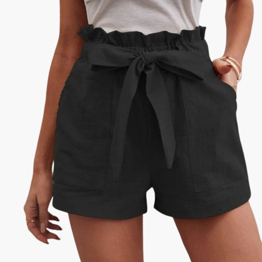 Pantaloncini Donna Vita Alta con Coulisse