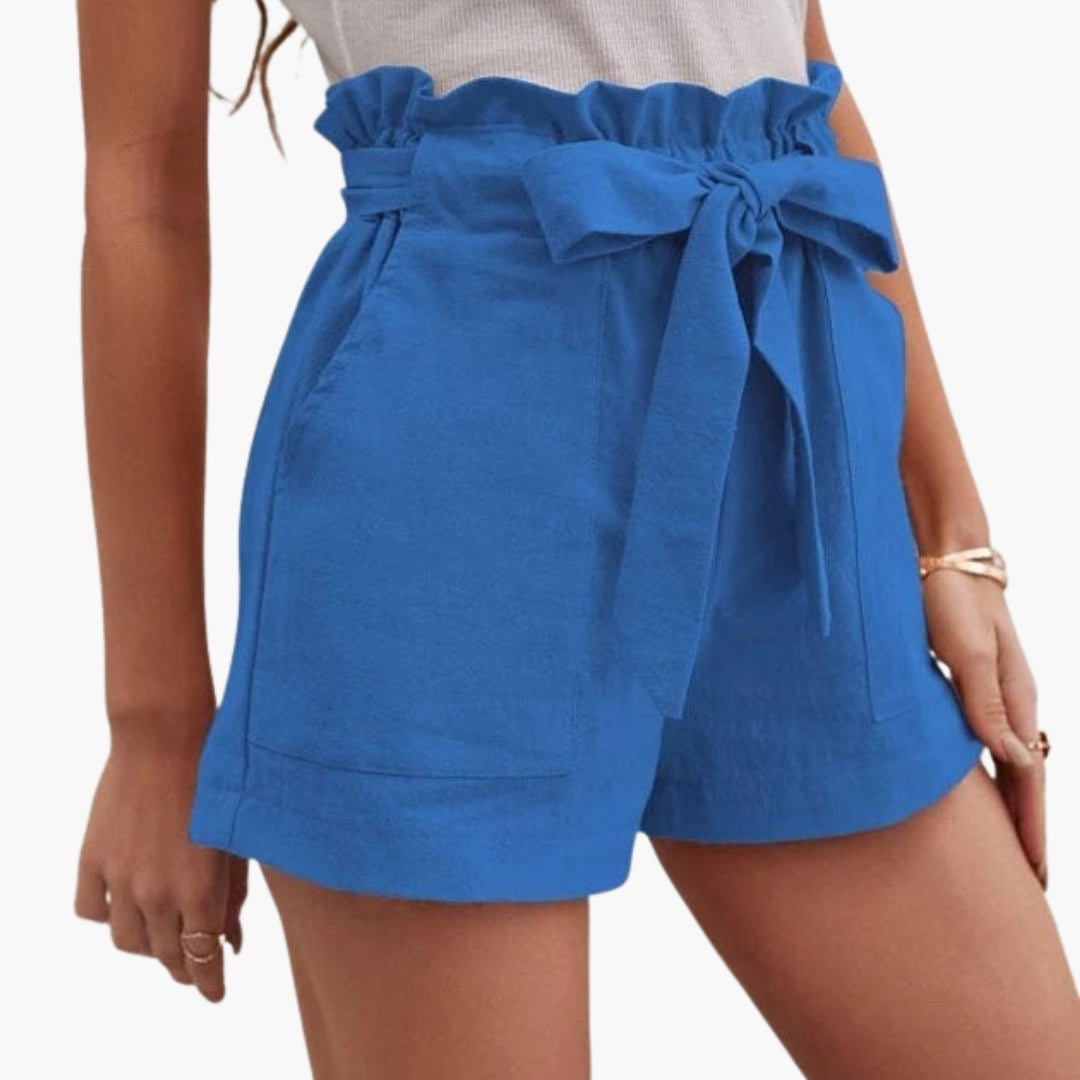 Pantaloncini Donna Vita Alta con Coulisse