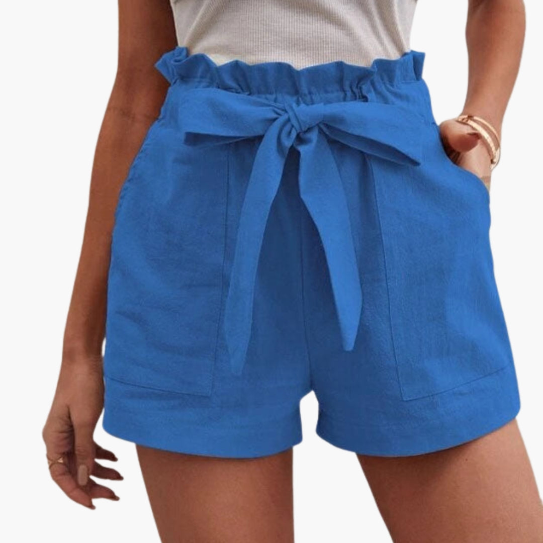 Pantaloncini Donna Vita Alta con Coulisse
