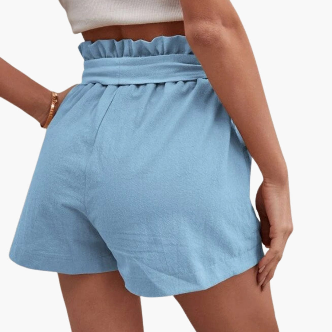 Pantaloncini Donna Vita Alta con Coulisse