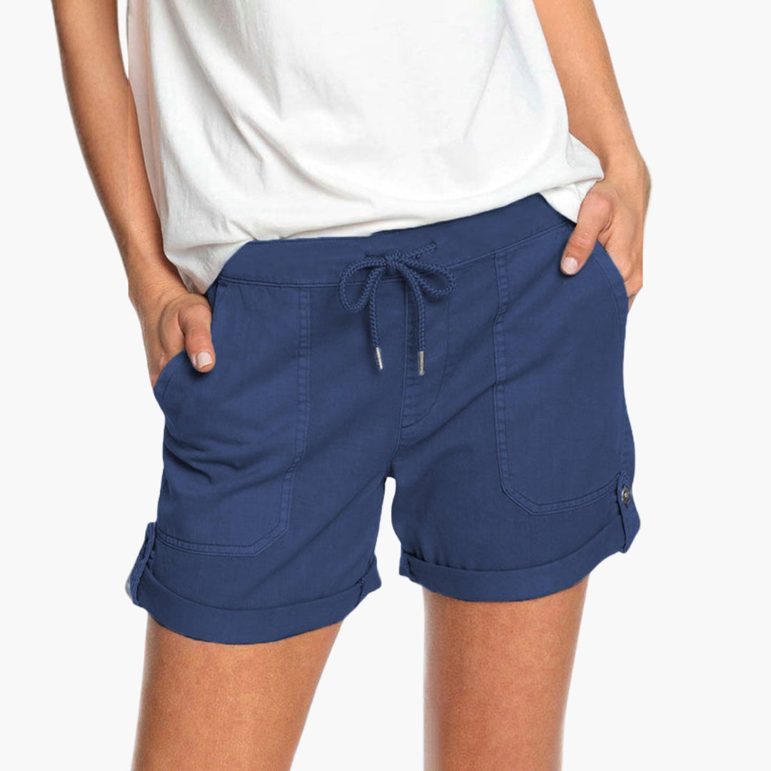 Short para mujer con dobladillo vuelto