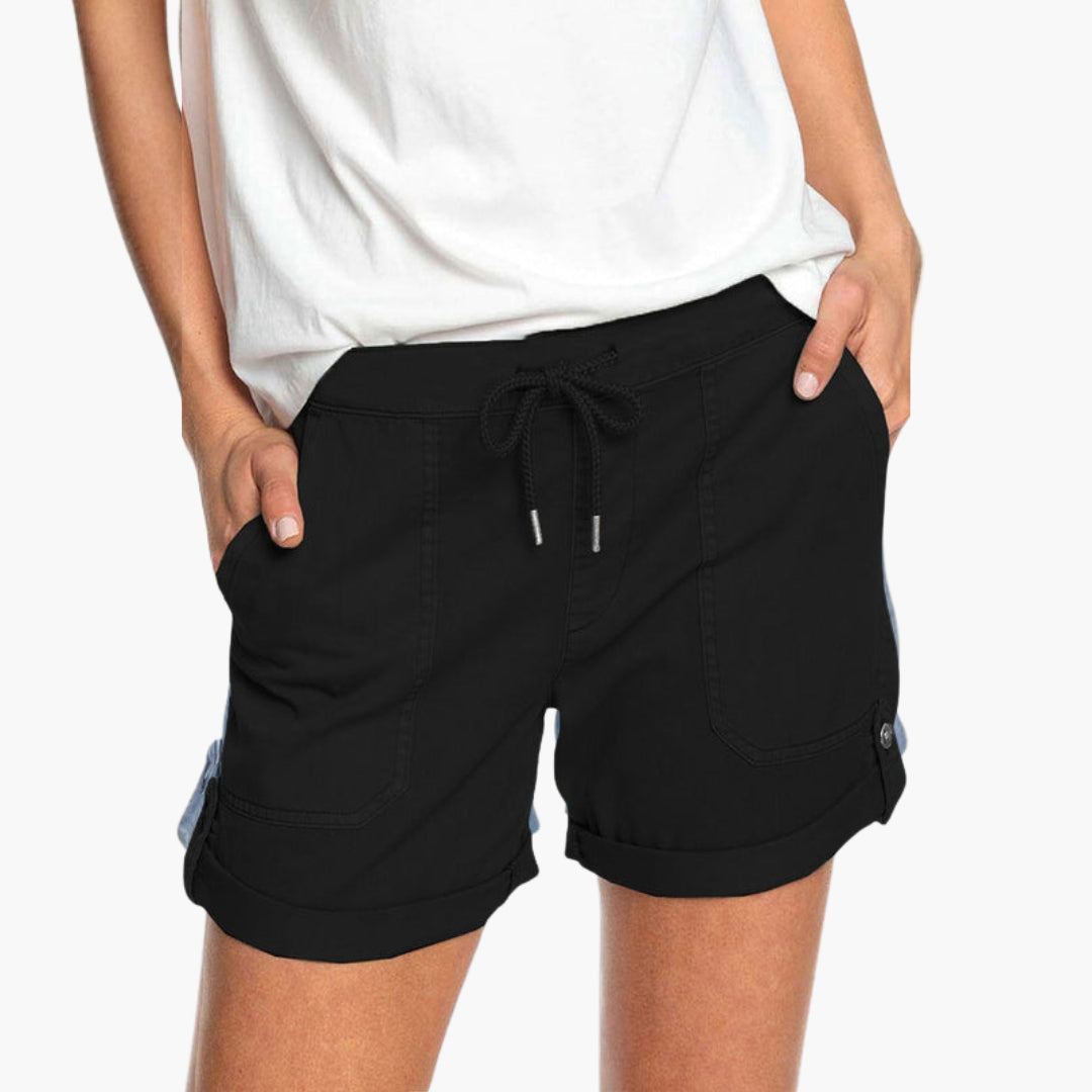 Short para mujer con dobladillo vuelto