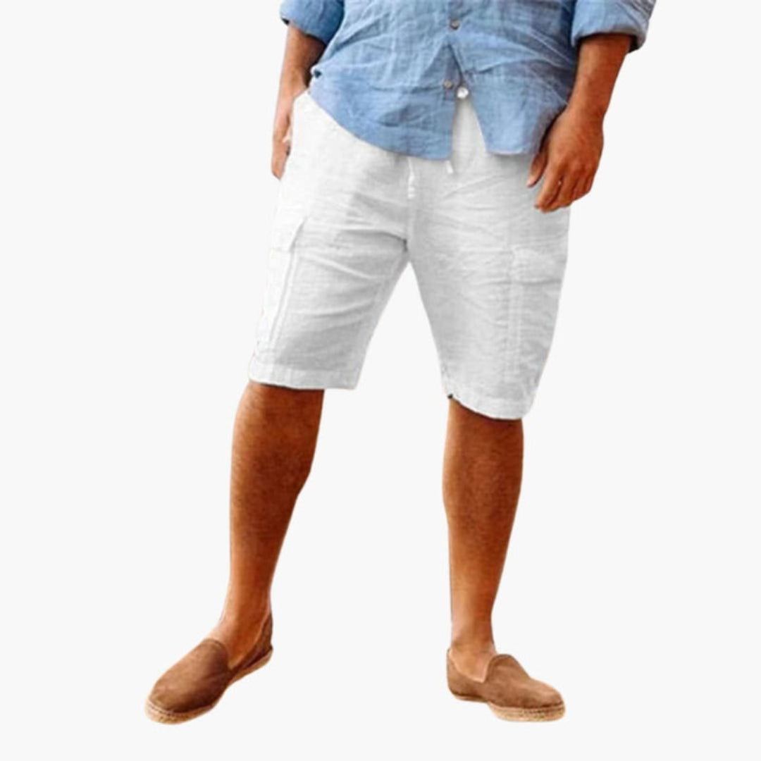Kort herreshorts med sidelommer