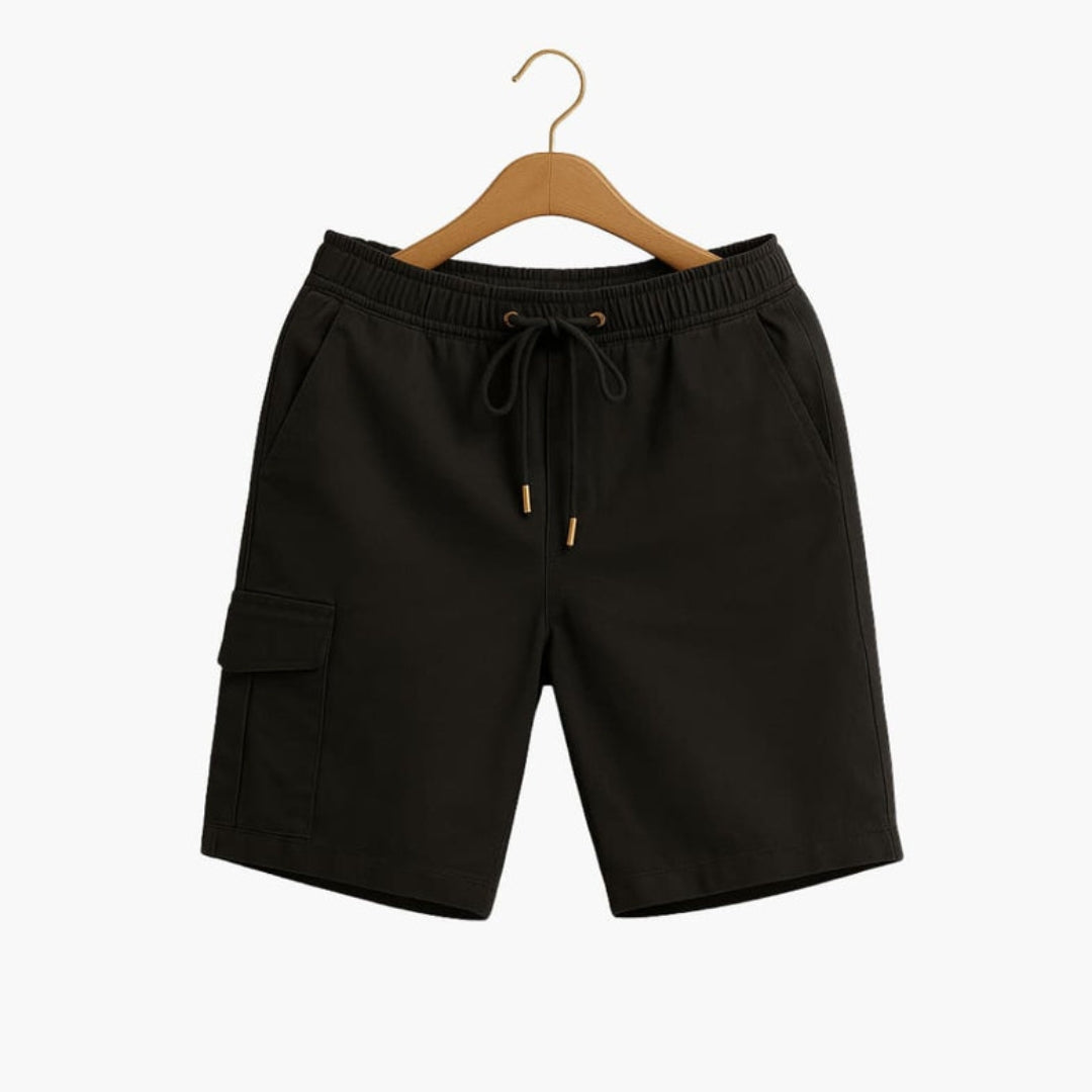 Pantaloncini cargo da uomo con tasca a patta