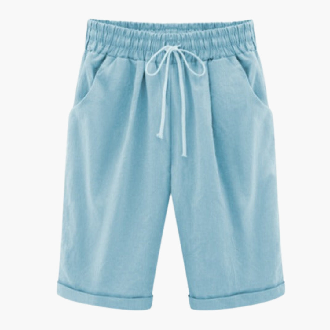 Pantaloncini estivi da donna con taglio ampio