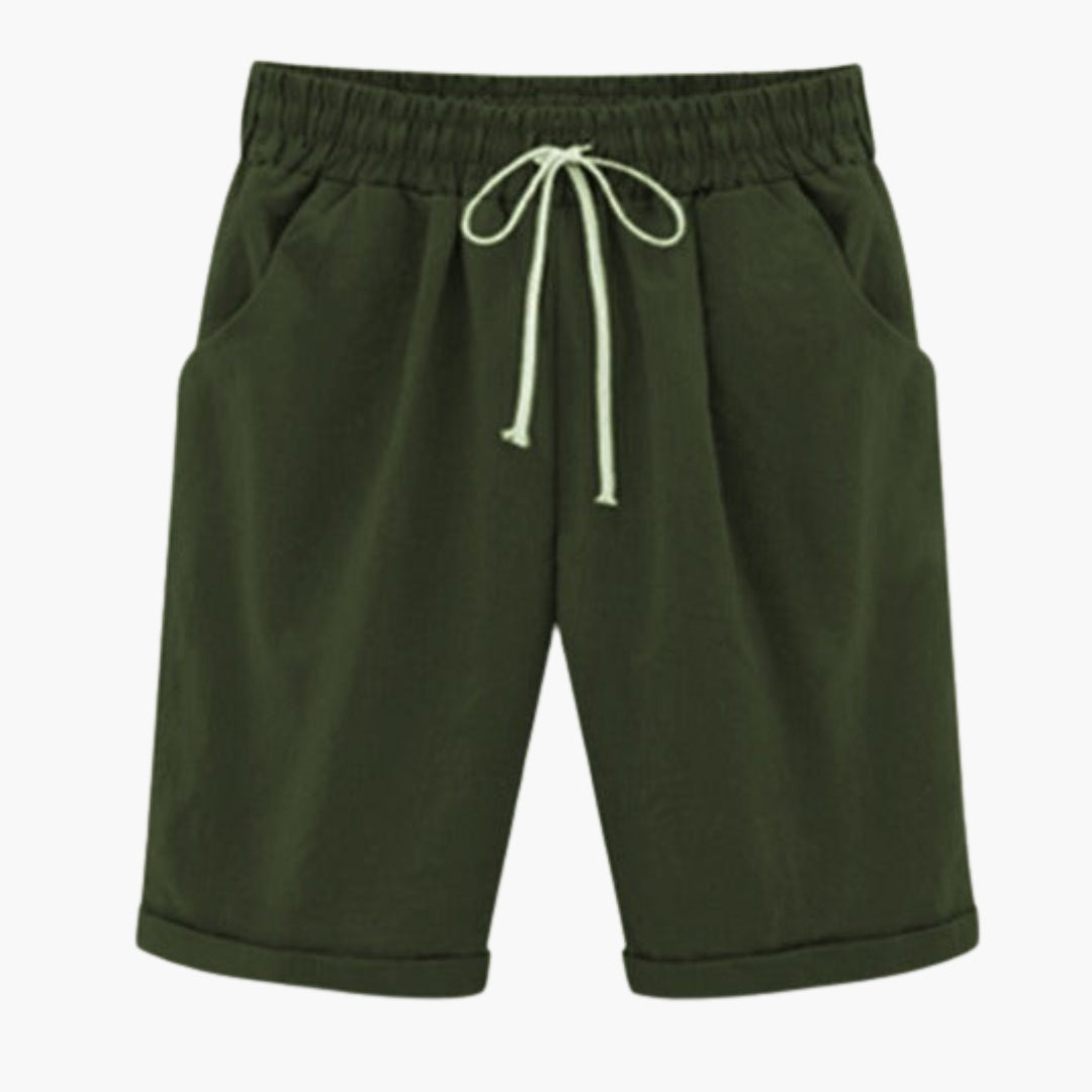 Pantaloncini estivi da donna con taglio ampio