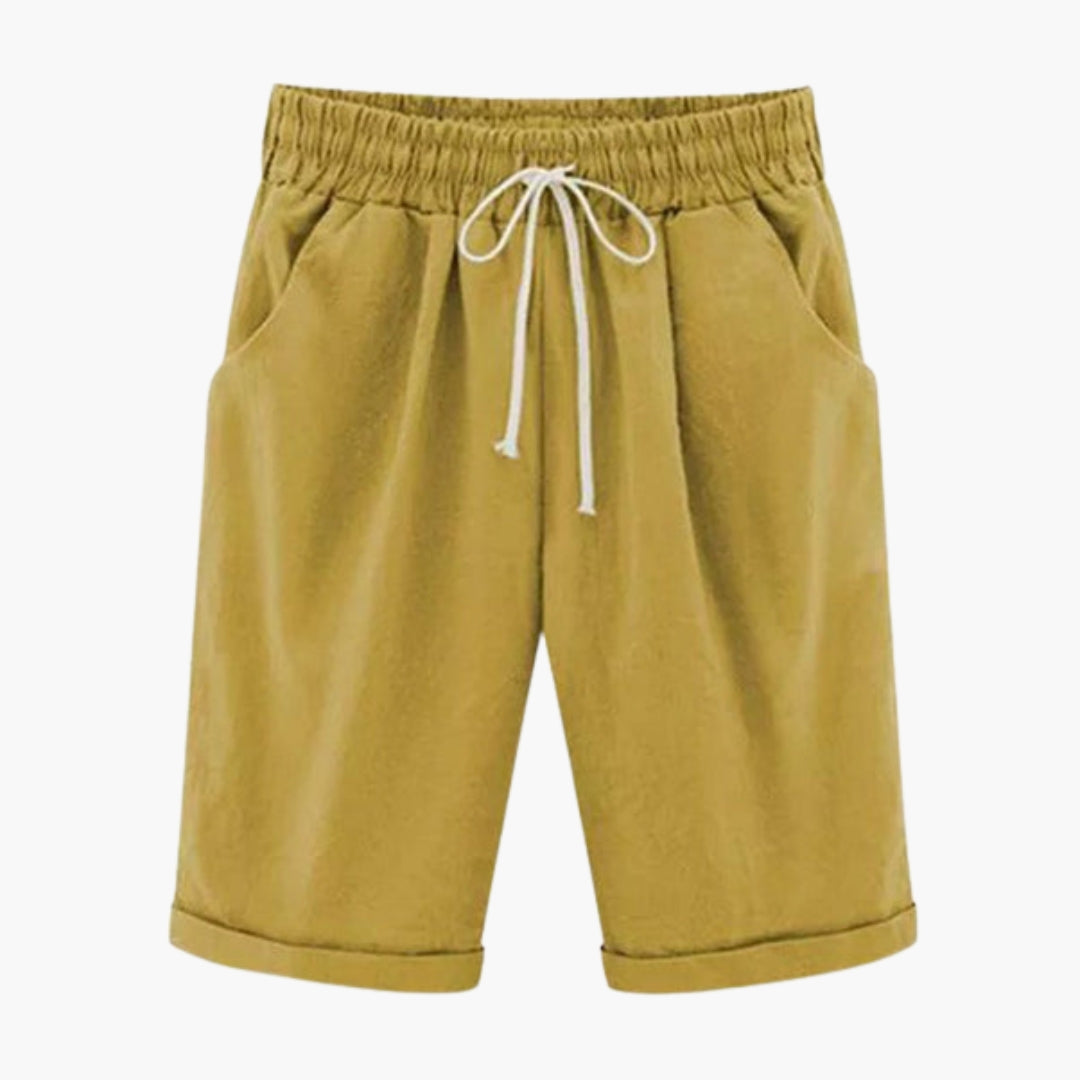 Pantaloncini estivi da donna con taglio ampio