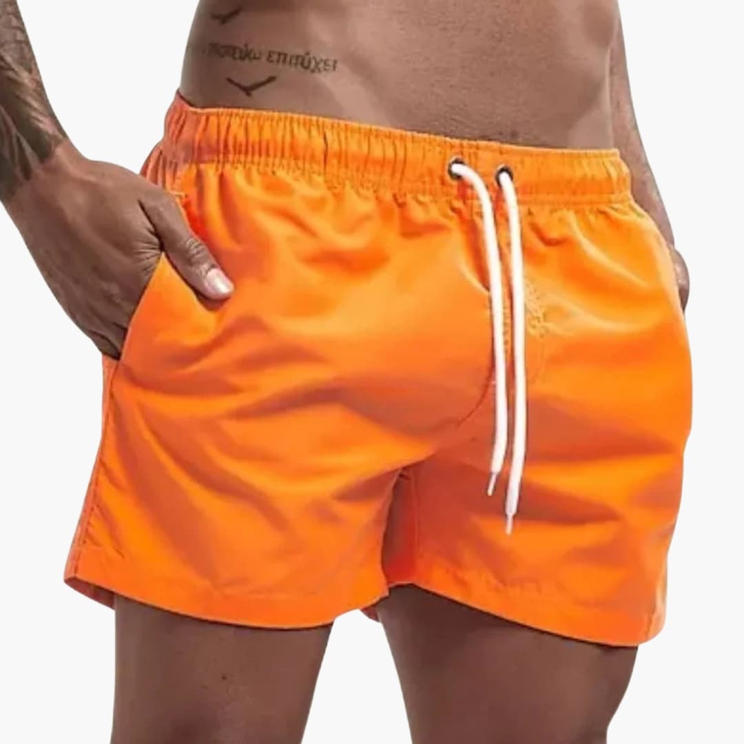 Short de bain pour homme avec taille élastique
