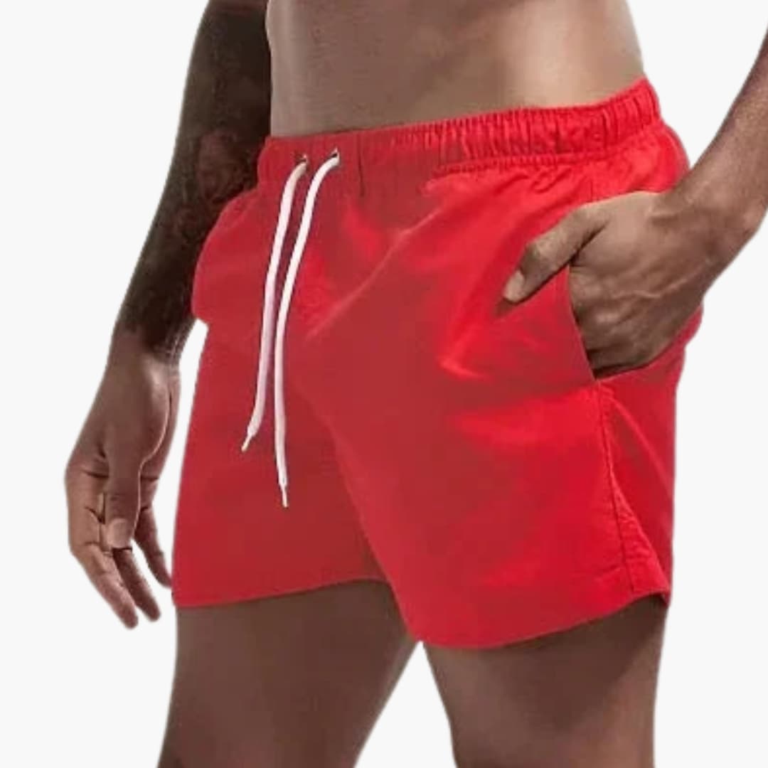 Short de bain pour homme avec taille élastique