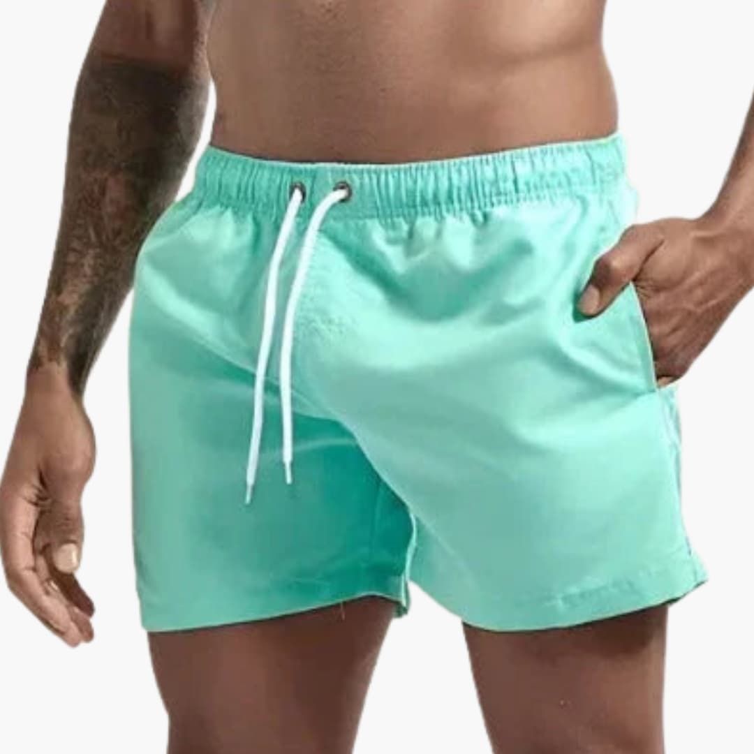 Short de bain pour homme avec taille élastique