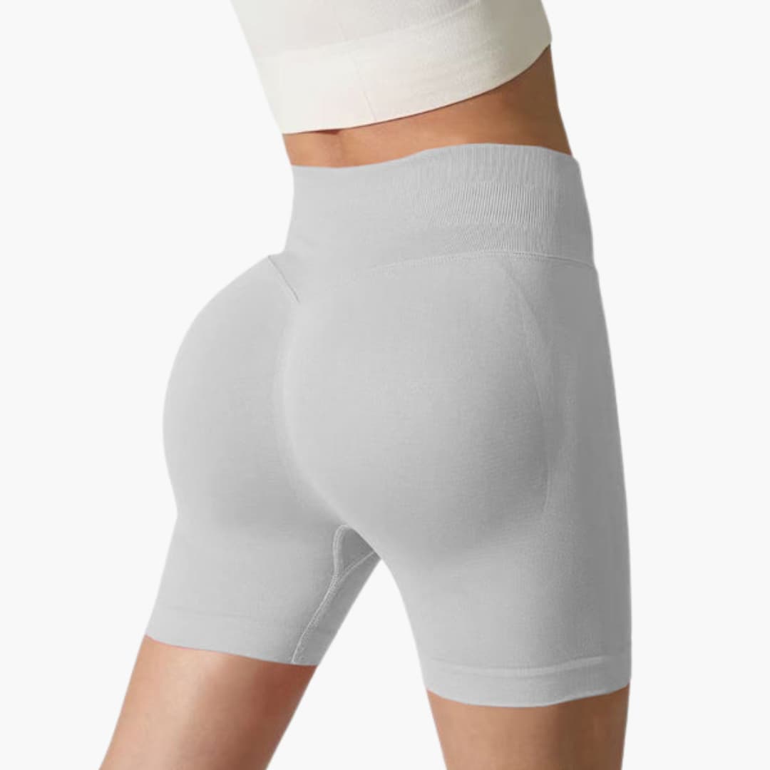 Short sportivo da donna a vita alta con taglio aderente