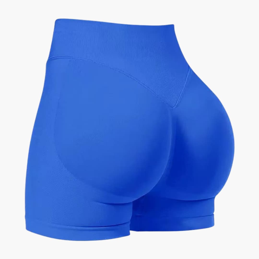 Short sportivo da donna a vita alta con taglio aderente