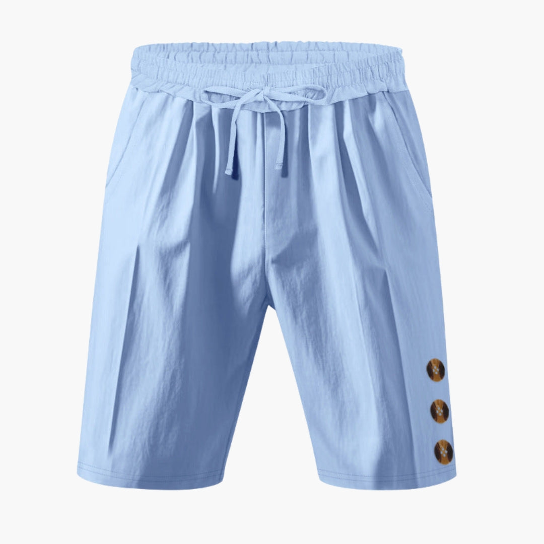 Short de sport homme avec taille élastique et poches latérales