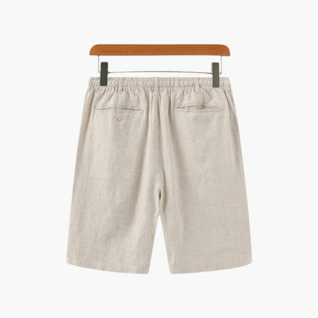 Short homme a taille à cordon et poches latérales