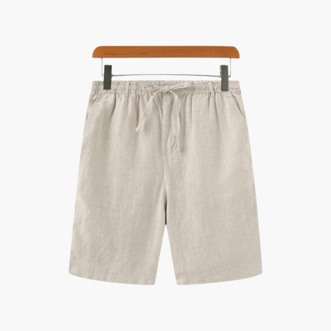 Short homme a taille à cordon et poches latérales