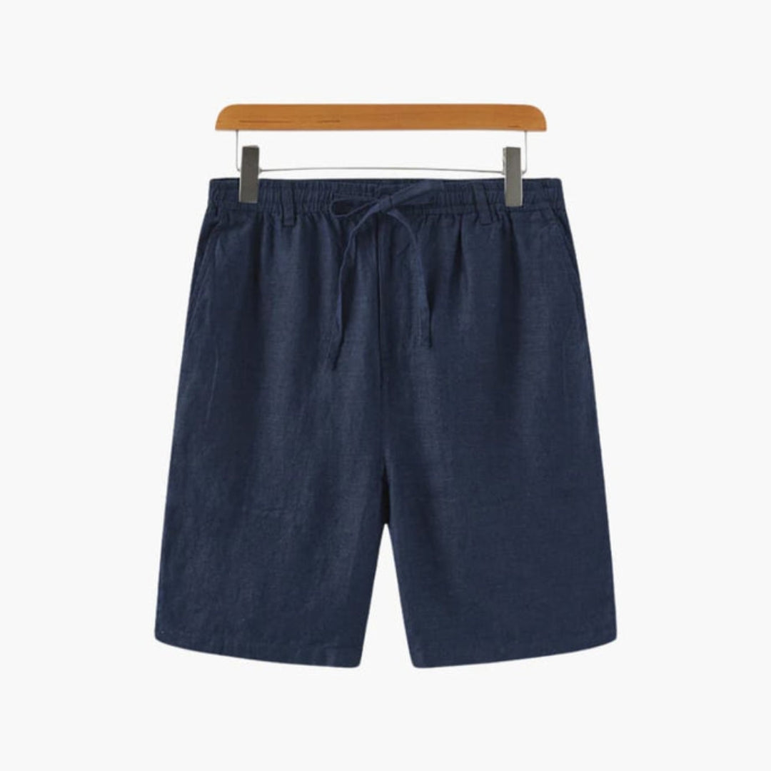 Short homme a taille à cordon et poches latérales