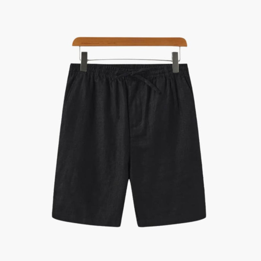 Short homme a taille à cordon et poches latérales