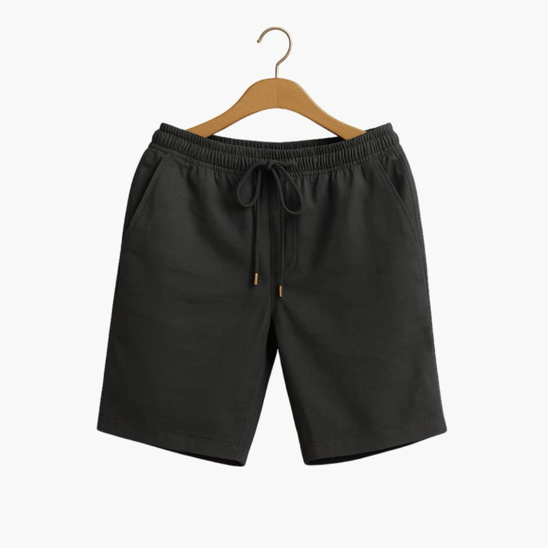 Pantaloncini uomo a vita con tasche laterali e superficie liscia