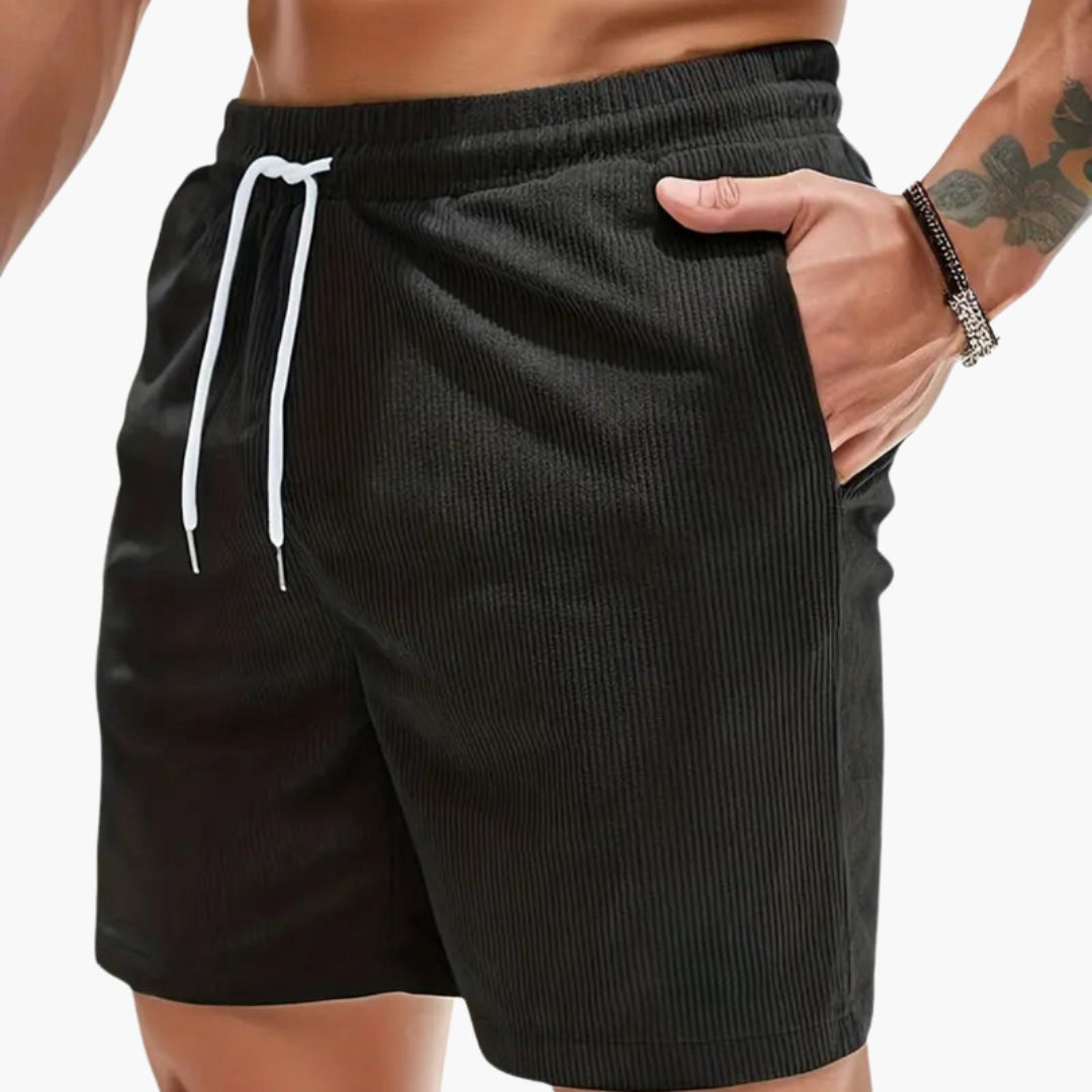 Pantaloncini uomo con coulisse e tasche laterali
