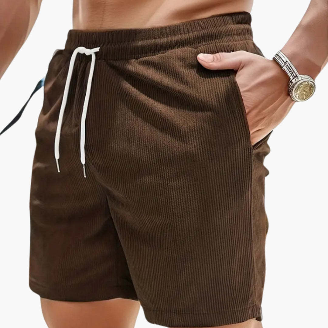 Pantaloncini uomo con coulisse e tasche laterali