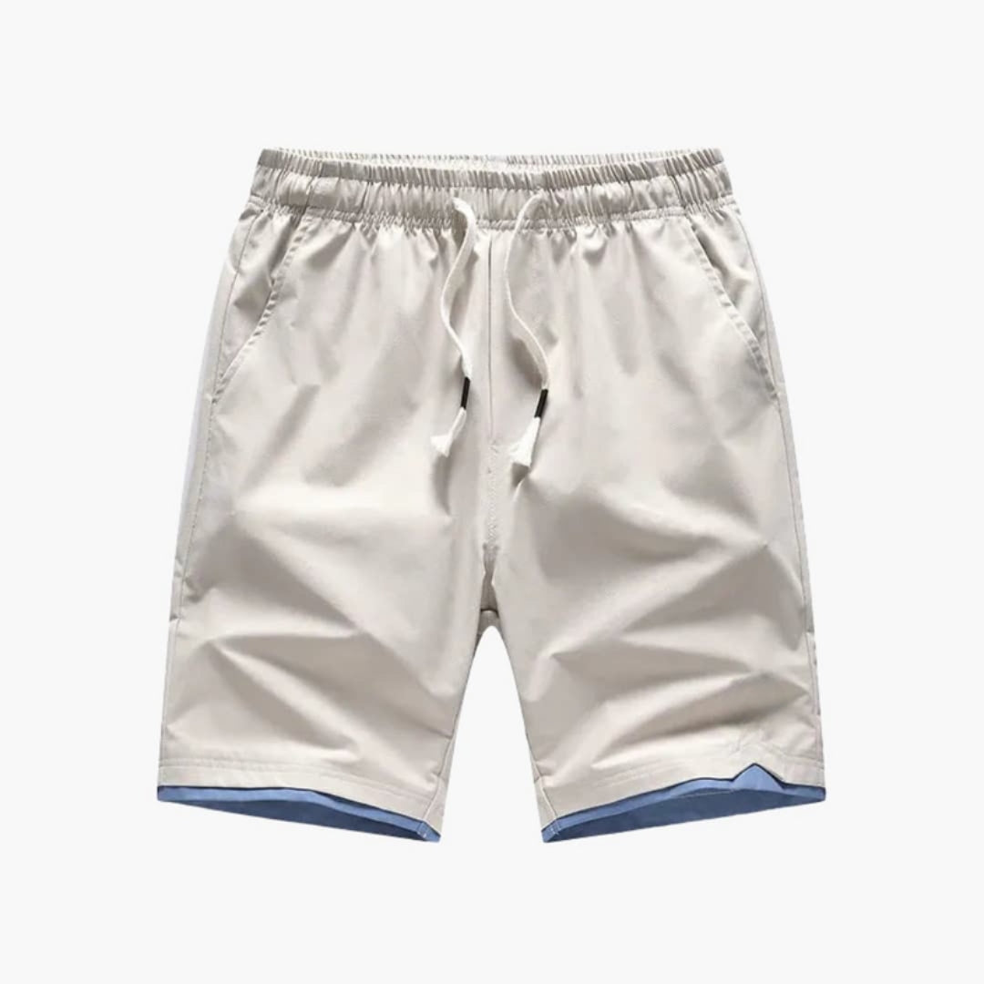 Short jogger homme avec taille à cordon