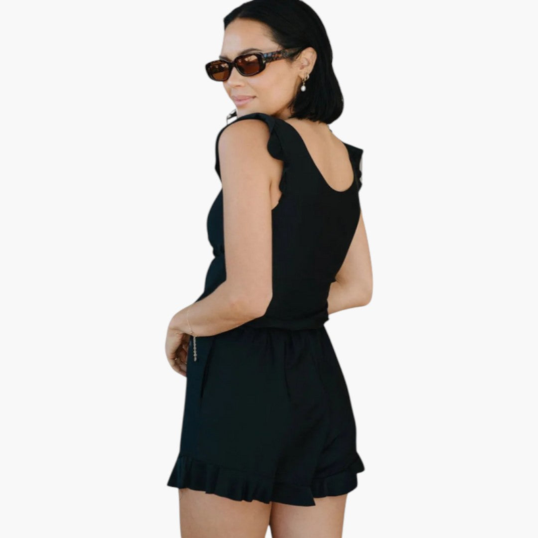 Shorts de bain femme avec taille élastique