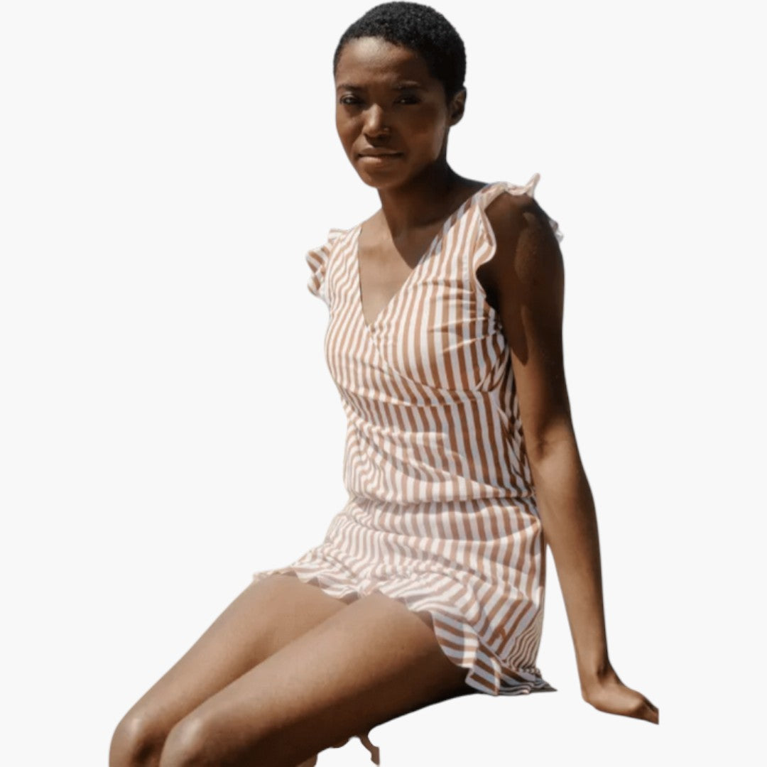 Shorts de bain femme avec taille élastique