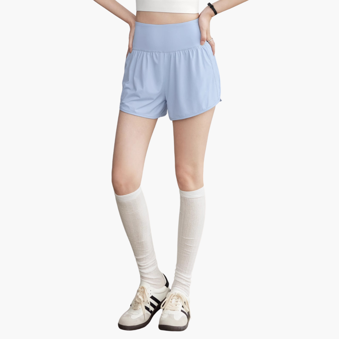 Dames sportshorts met hoge taille voor dagelijks gebruik