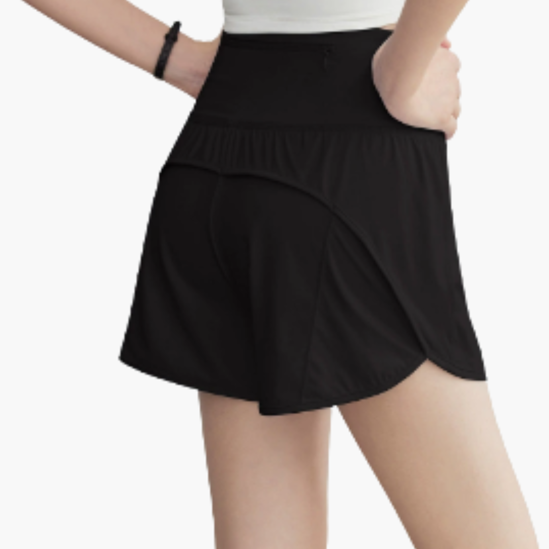 Dames sportshorts met hoge taille voor dagelijks gebruik