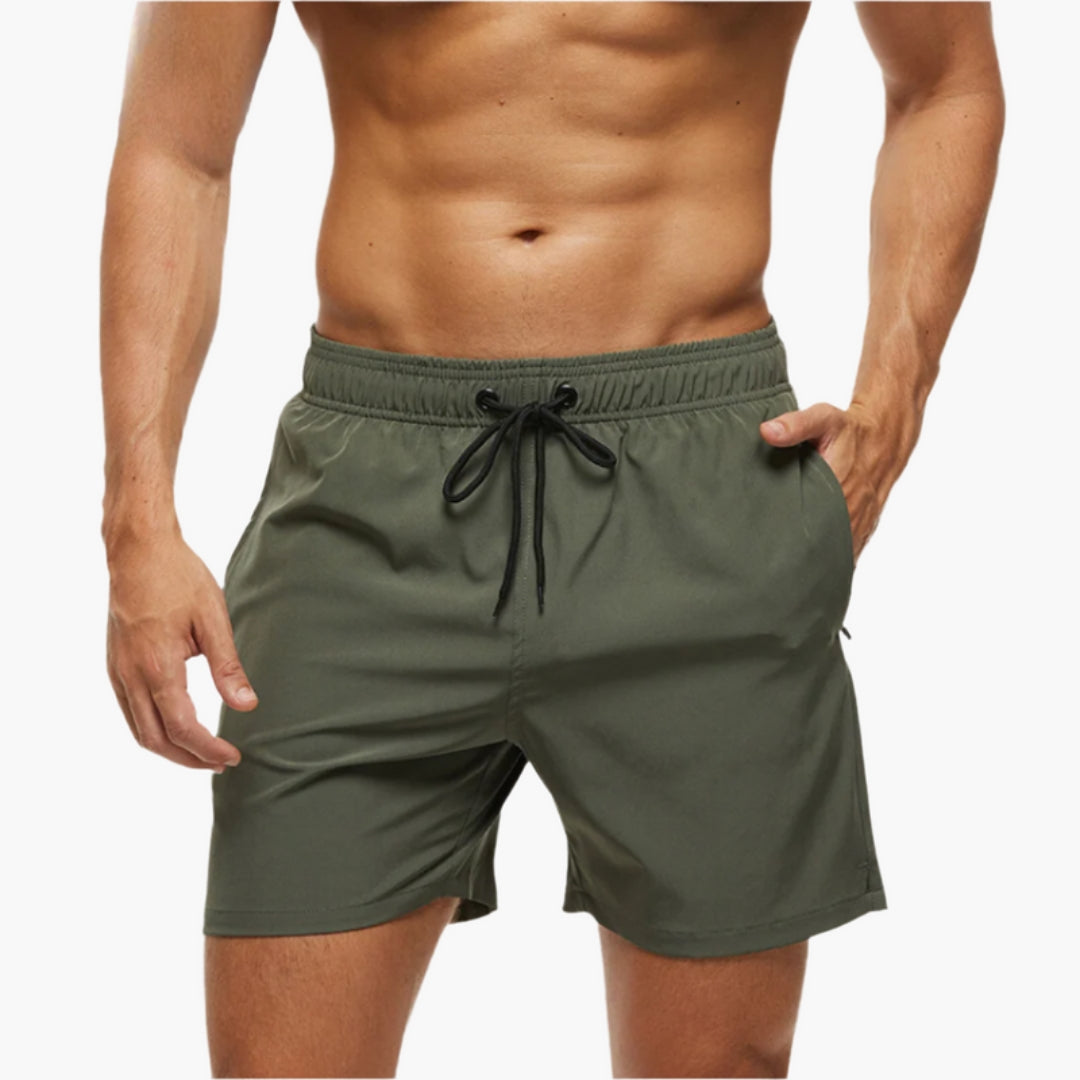 Calções para homens com design elástico