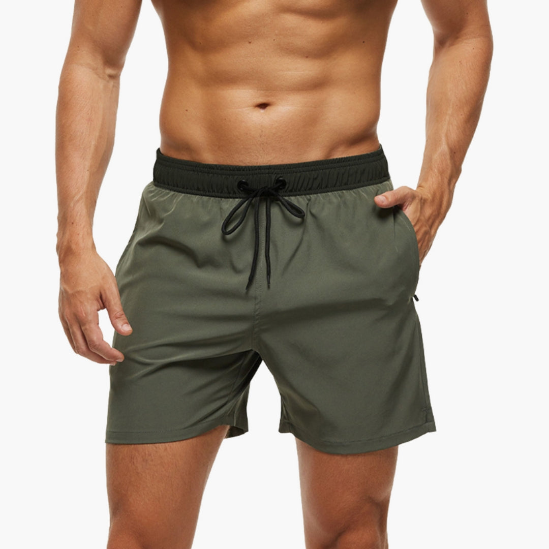 Calções para homens com design elástico