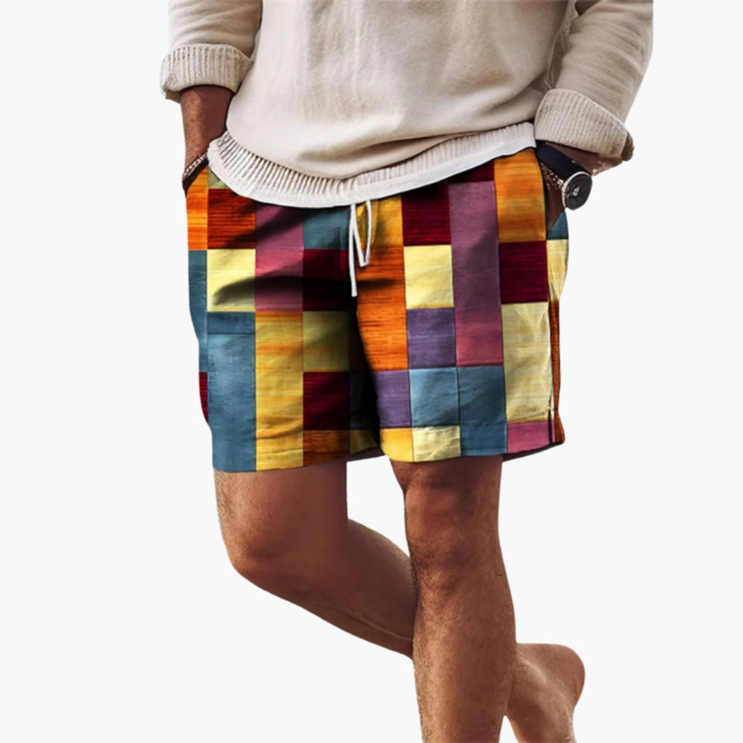 Men's shorts with elastic waistband