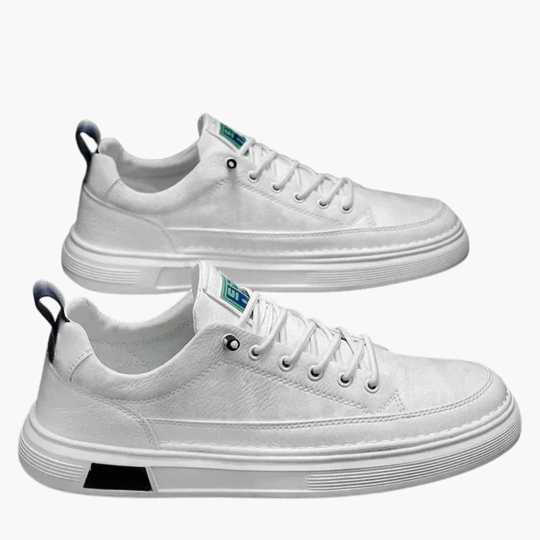 Baskets homme avec lacets et semelle profilée