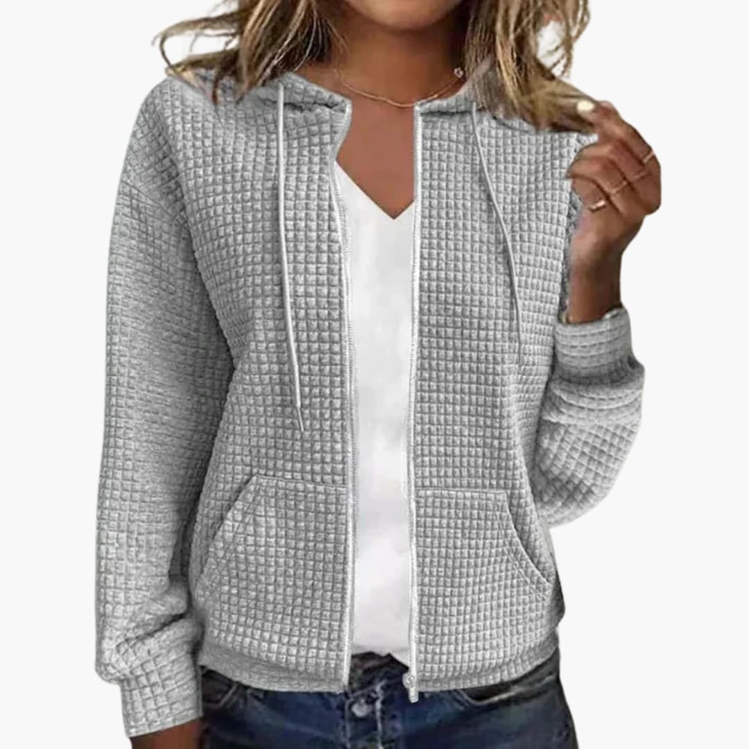 Sweat à Capuche Femme avec Poches Frontales