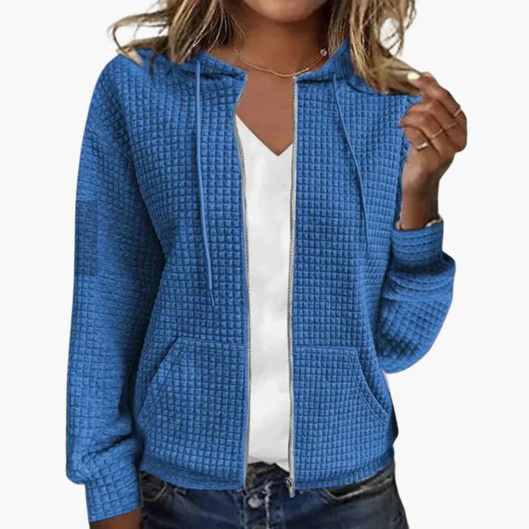 Sweat à Capuche Femme avec Poches Frontales