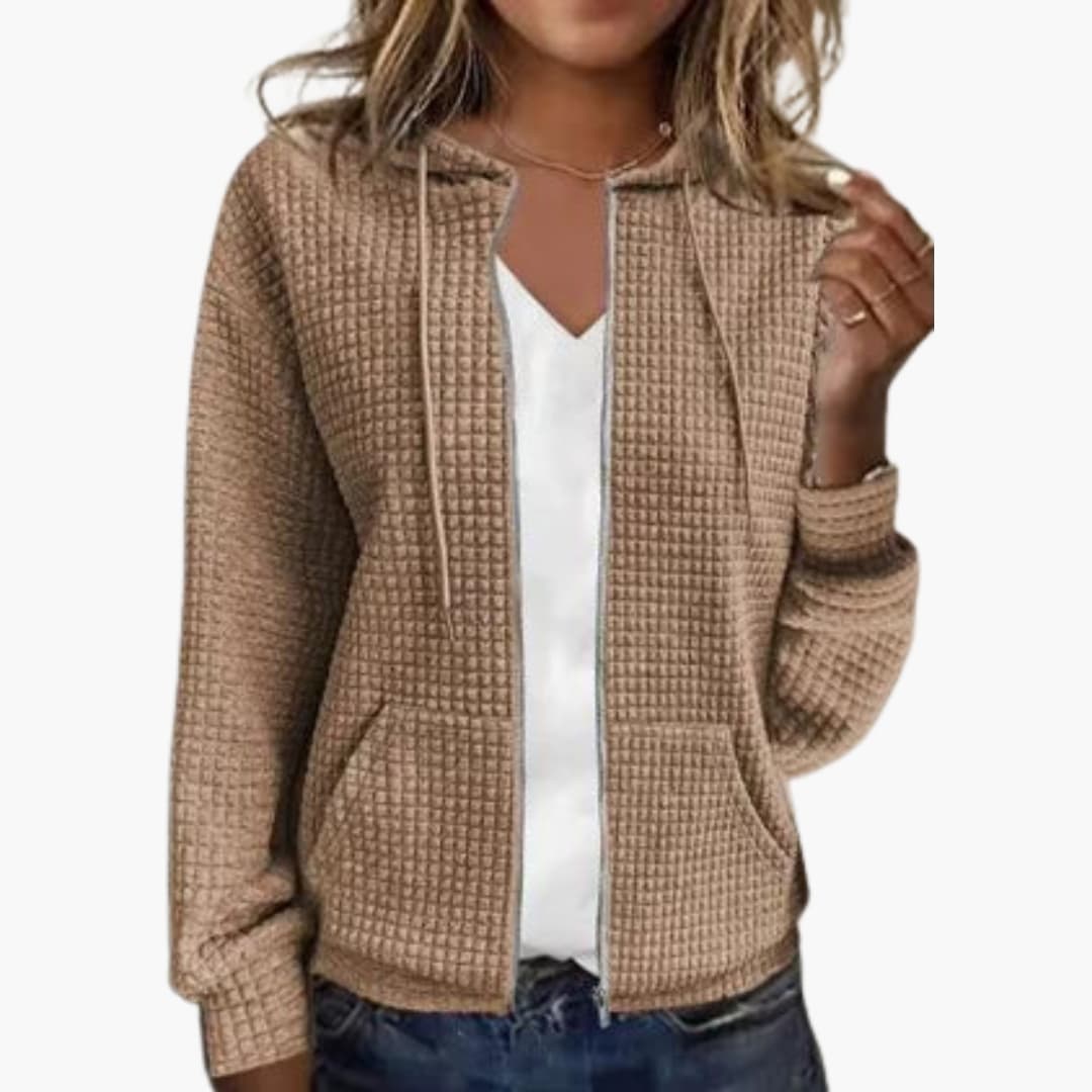 Sweat à Capuche Femme avec Poches Frontales