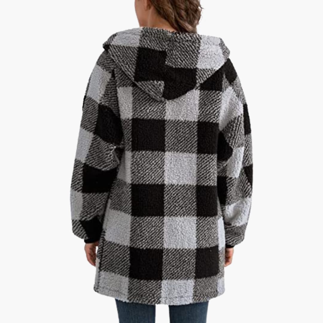 Sweat à capuche femme avec fermeture zippée