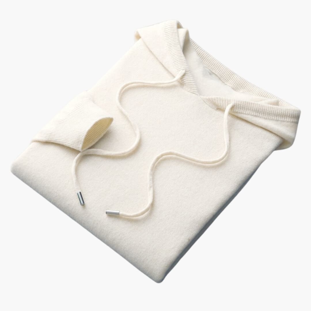 Sweat à capuche homme avec ourlet côtelé