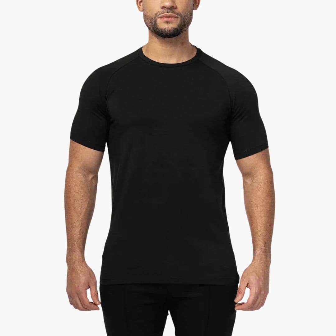 T-shirt Homme à Col Rond et Manches Courtes