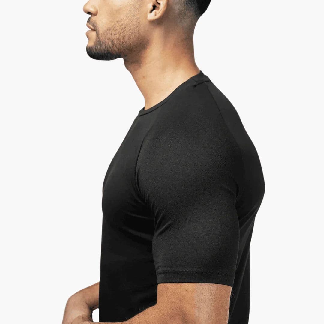 T-shirt Homme à Col Rond et Manches Courtes