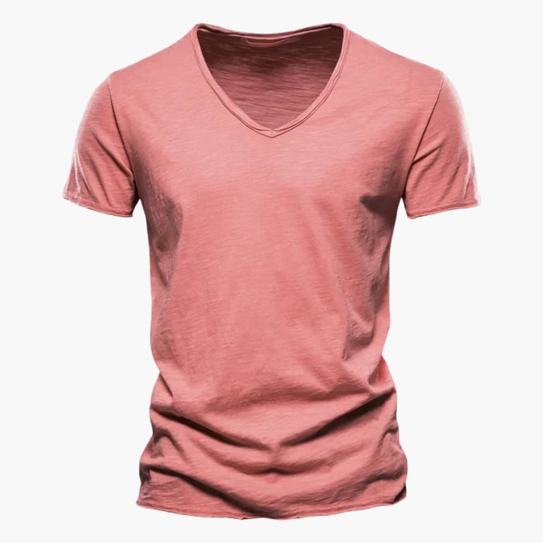 T shirt homme avec col rond et manches courtes